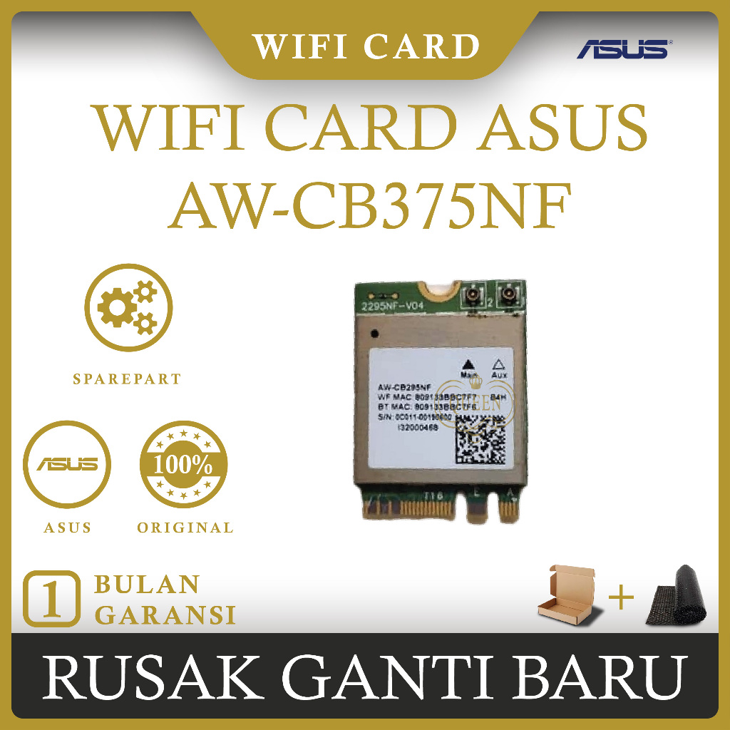 การ์ด Wifi แล็ปท็อป Asus AW-CB375NF ดั้งเดิม