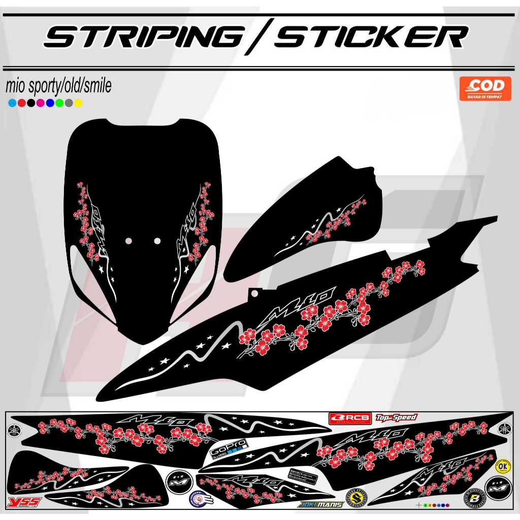 การเปลี่ยนแปลงของดอกไม้ MOTIFS/STIVKER MIO SPORTY GLOSSY LIST DD3