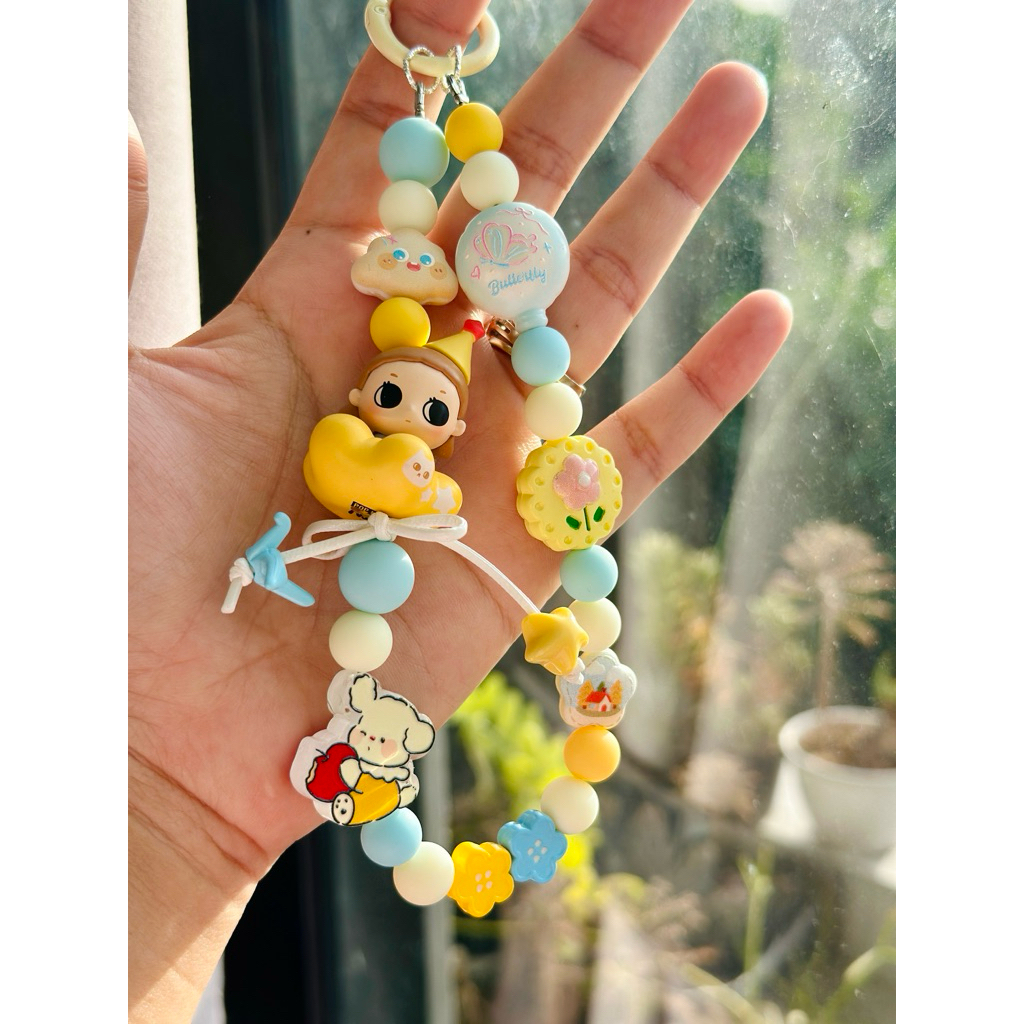 สายรัดโทรศัพท์ || PHONE CHARM FIGURE NYOTA POPBEAN GOODNIGHT, NIGHT SKY