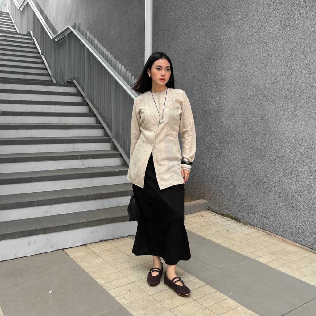 SYAHLA รองเท้าส้นแบนผู้หญิงหรูหรา BLAIR