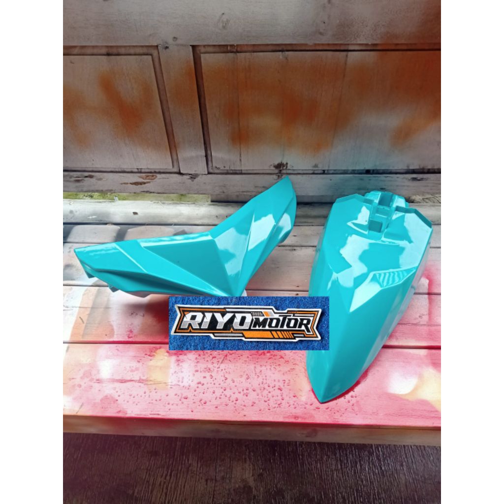 ชุดบังโคลนหน้า Mio M3 Mio M3 ฝาหน้า Mio z Mio 125 สีเทอร์ควอยซ์