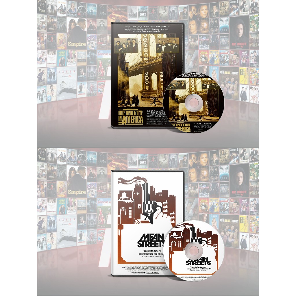 DVD Once Upon A Time In America (9884) + DVD Mean Streets (1973)