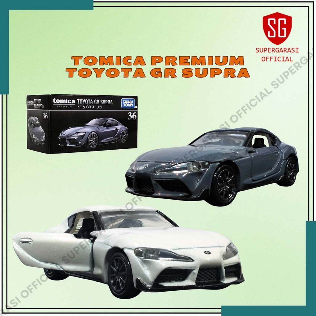 Tomica Premium รถเหล็ก Toyota GR Supra A90 A90 Silver & White