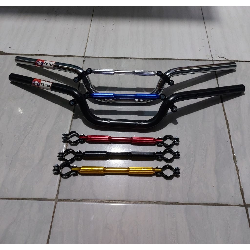STEERING HANDLEBAR STEERING WHEEL CBR CB150R HANDLEBAR SHJ CBR CB150R PNP MP TIGER GL สี STABILIZER 