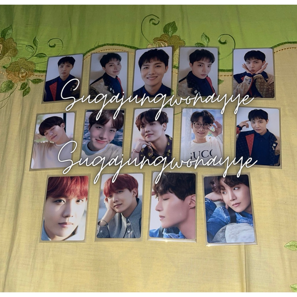 ชุด BTS_Jhope อย่างเป็นทางการของ Photocard