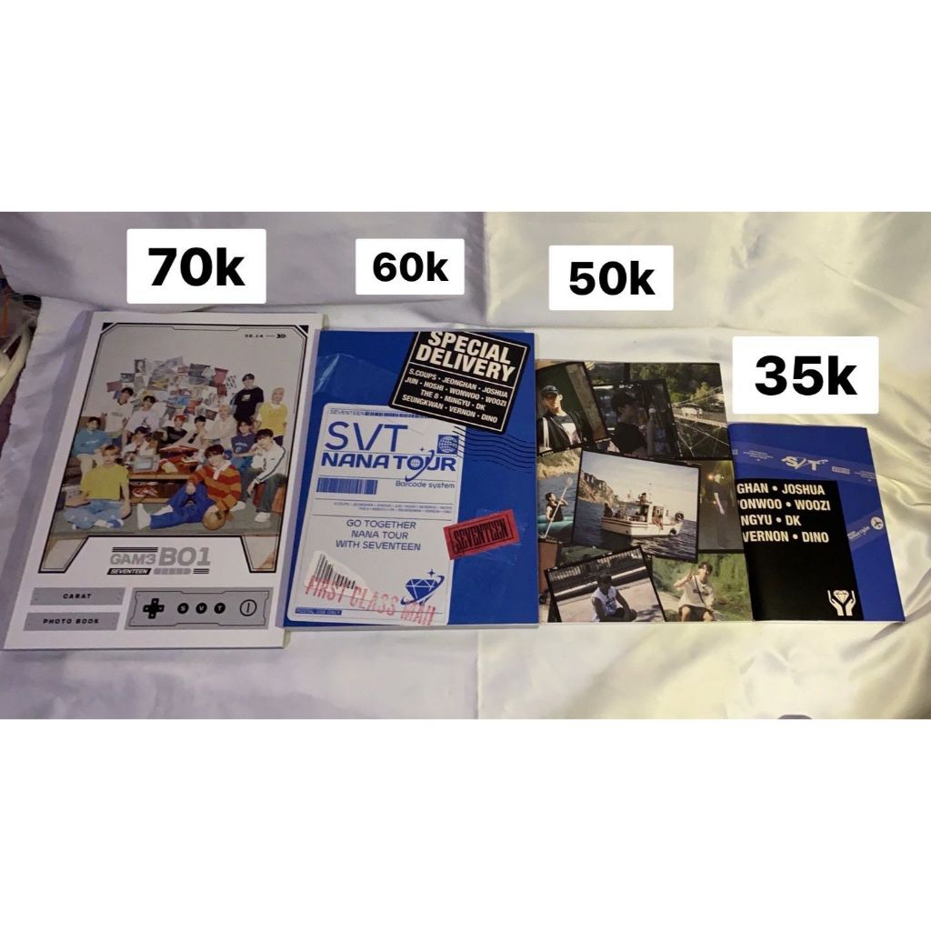 AAB PHOTOBOOK SEVENTEEN NANA TOUR GAMEBOI SEASON GREETINGS