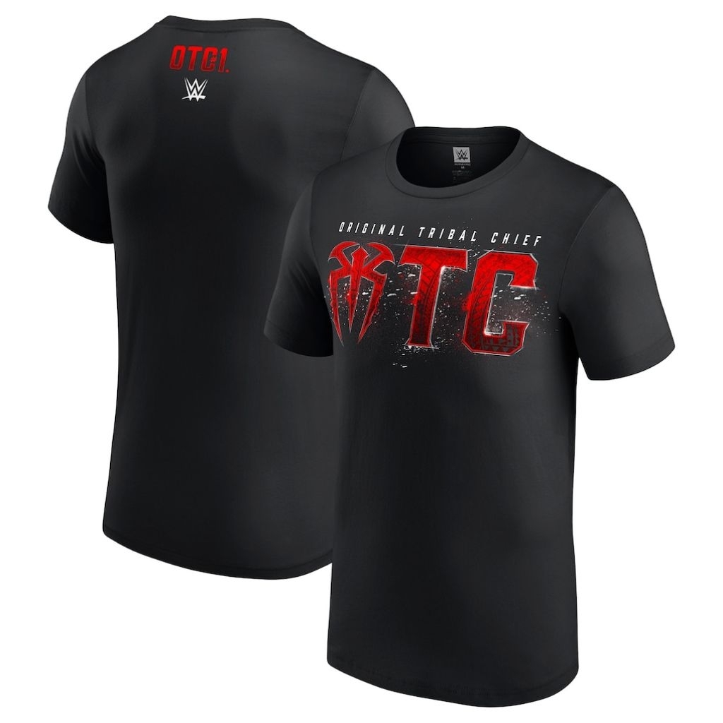 THSIRT เสื้อยืด WWE ROMAN REIGNS SPECKLED OTC