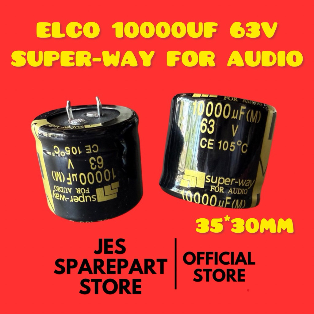 ELCO 10000UF 63V SUPER-WAY สําหรับเสียง