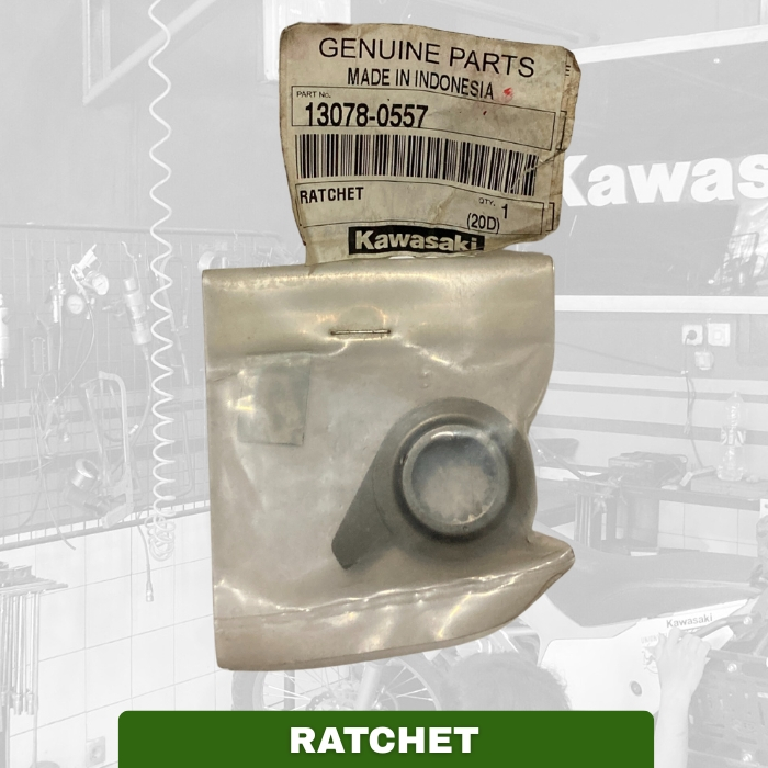 Ratchet Kick Starter KLX 110, KLX 150 - อะไหล่ Kawasaki ดั้งเดิม (13078-0557)