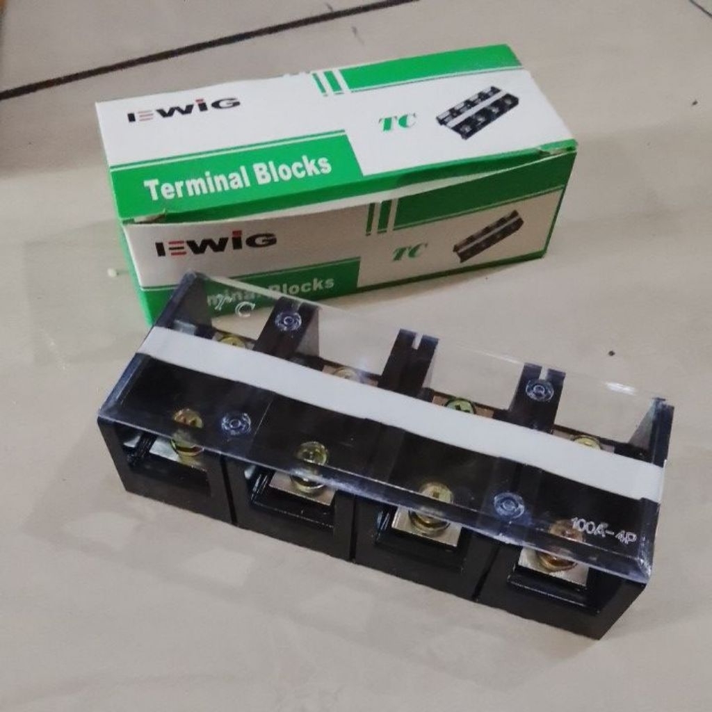 เทอร์มินอลบล็อค Ewig 100A เทอร์มินอลบล็อค Ewig TC-104 100A-4P