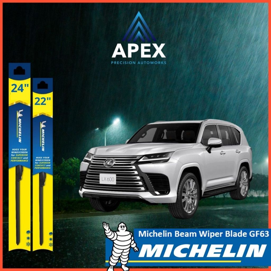 MICHELIN FRAMELESS WIPER GF63 สําหรับ LEXUS LX600/700H (J310)