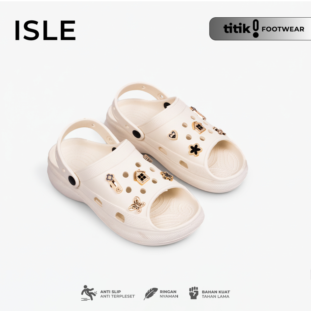 POINT ISLE - รองเท้าแตะสไลด์ผู้หญิงป้องกันการระบายอากาศเป็นพิเศษขนาด 36-41 รองเท้าแตะ Clog ฟรี Gibbi