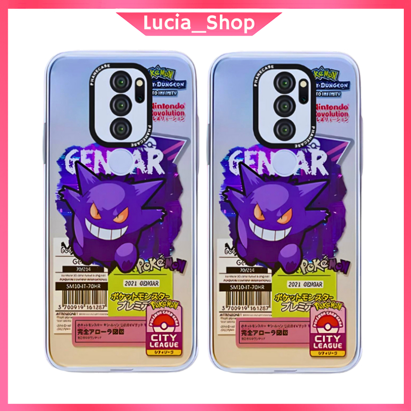 Samsung A02S A03S A04S A13 5G 4G A23 A11 M11 A12 M12 A50 A50S A30S Case Softcase Pokemon Gengar Card
