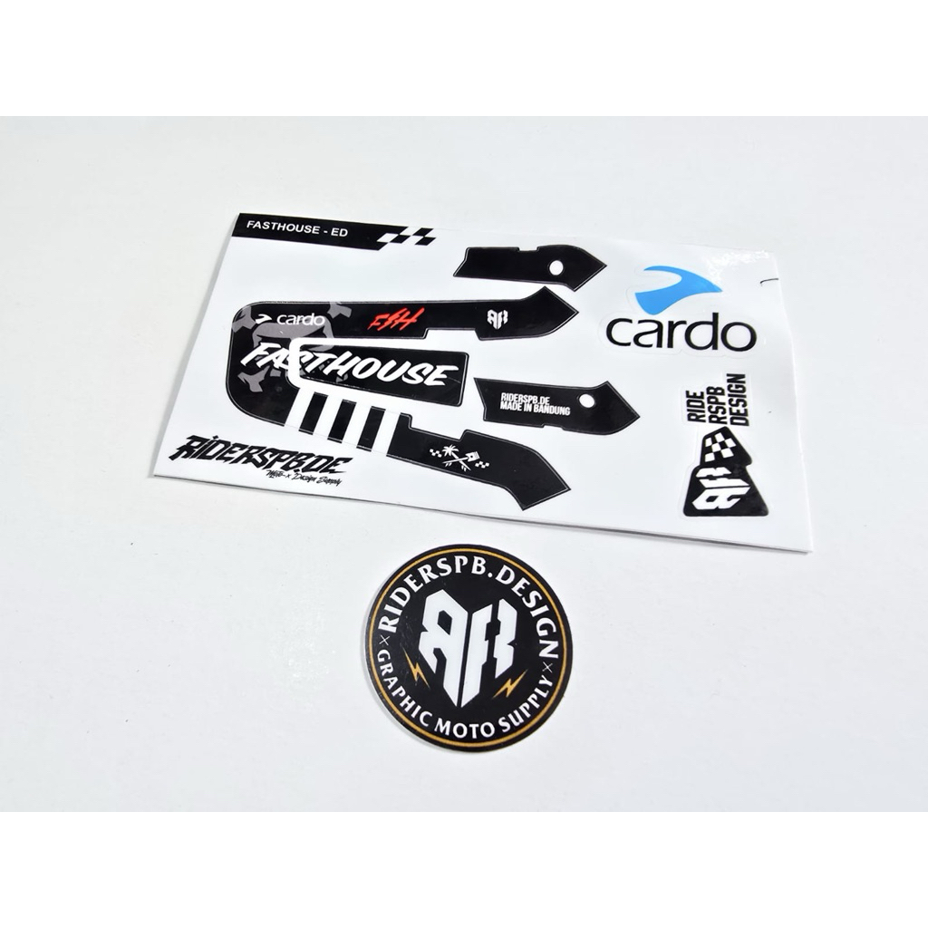 FASTHOUSE ED - สติ๊กเกอร์ DECAL SKINCOVER GARSKIN INTERCOM CARDO ERGE