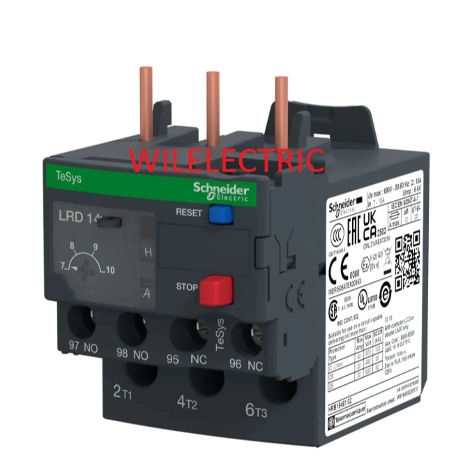 Schneider Thermal Overload Relay TOR LRD14 / LRD 14 7-10A ori