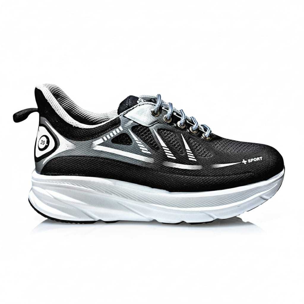 Pylon รองเท้าวิ่งแฟชั่นสปอร์ต Outsole หนา - ขนาด 38-44