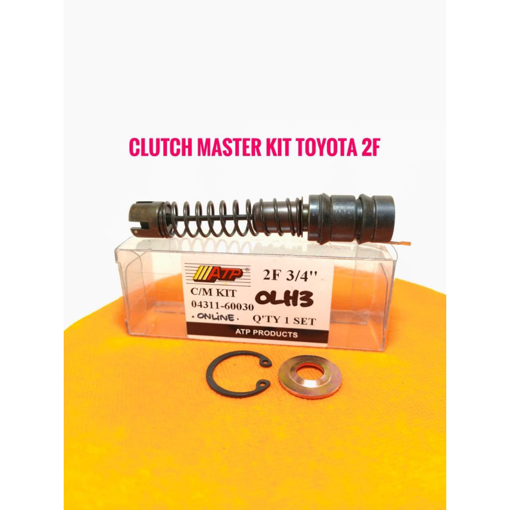 ชุดซ่อมคลัตช์ด้านบน Toyota 2F 04311*66030 ชุดซ่อมคลัตช์มาสเตอร์ Toyota Fj40 ขนาด 3/4 นิ้ว ATP ยี่ห้อ