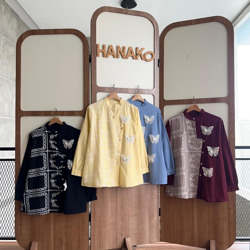 KEMEJA HANAKO 608 | เสื้อคอปกเซี่ยงไฮ้ปักเลื่อม