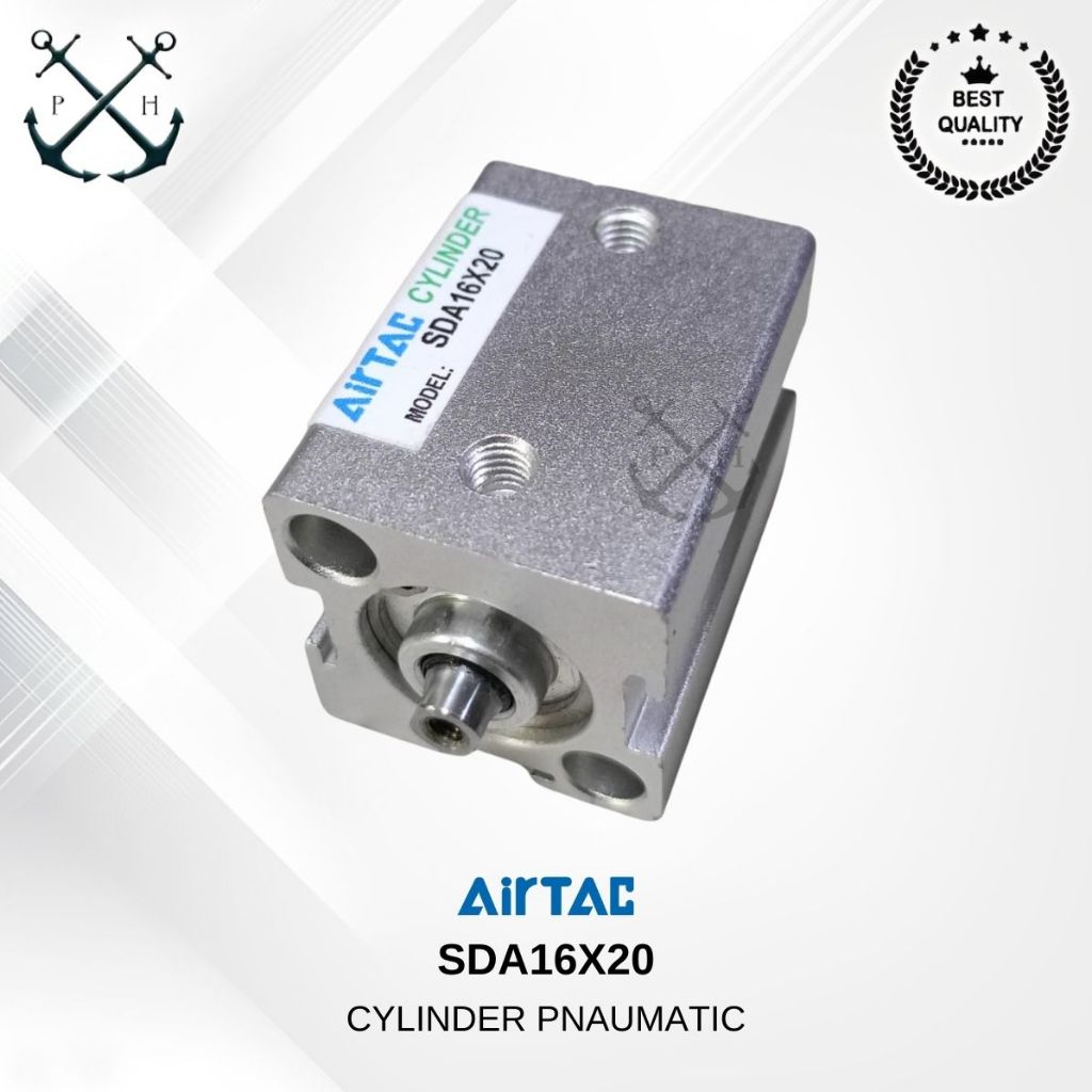 COMPACT CYLINDER PNEUMATIC AIRTAC SDA 16x20 (อ่านภาษาอังกฤษ)