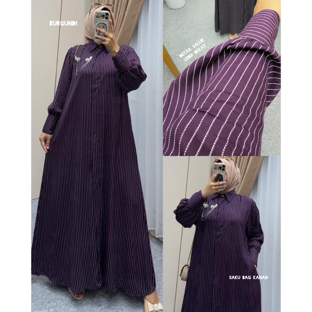 VIRAL STRIPED GAMIS // JR FASHION STRIPED DRESS BY JAAMILH