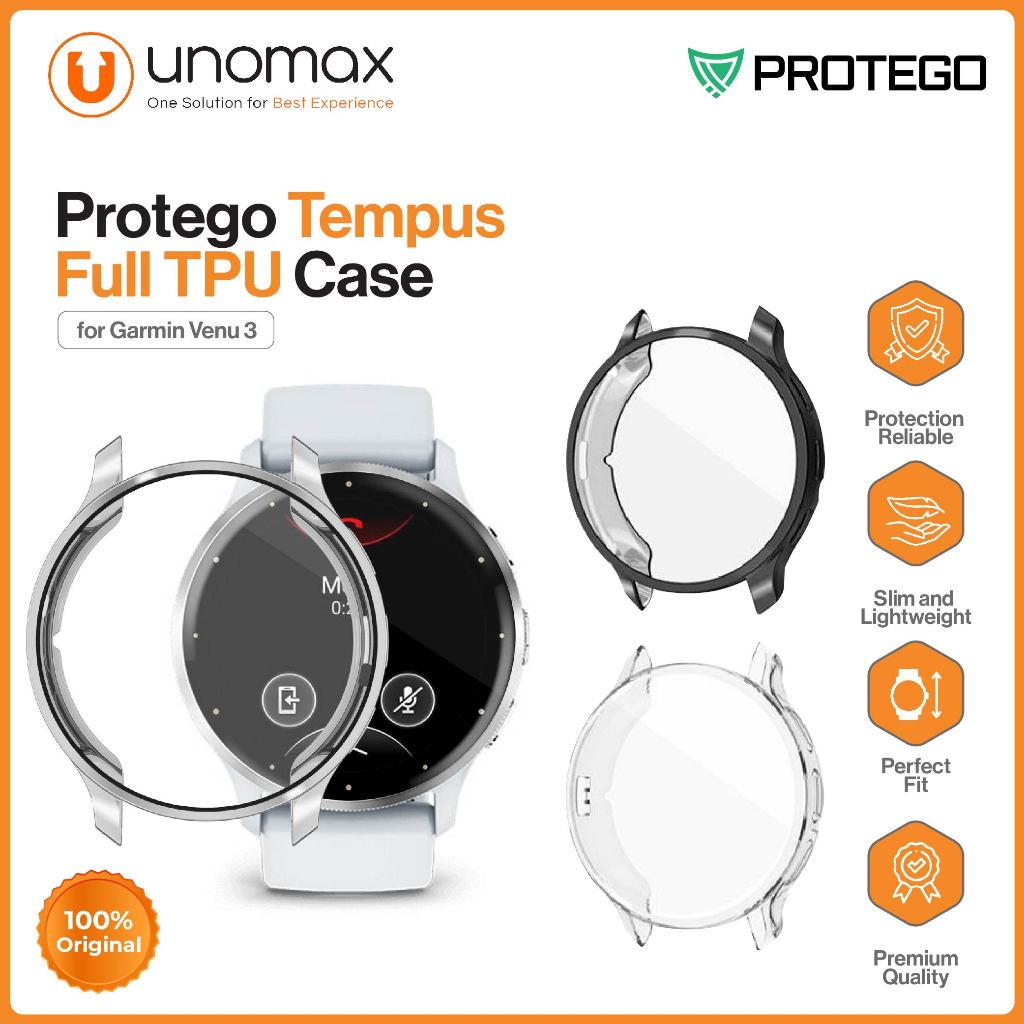 เคสนาฬิกา Garmin Venu 3 45mm Protego Temple Full TPU Casing (PT-017)