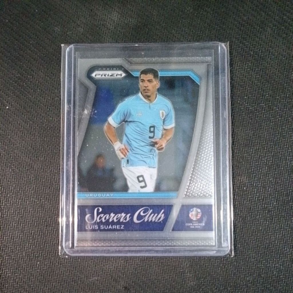 Panini Prizm Scorers Club Luiz Suarez Uruguya การ์ดฟุตบอล