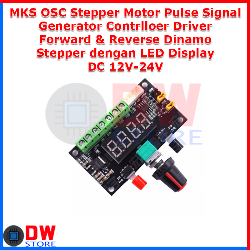 MKS OSC จอแสดงผล LED Digital Stepper มอเตอร์สัญญาณพัลส์เครื่องกําเนิดไฟฟ้า Driver TB6600 DM542 DM556