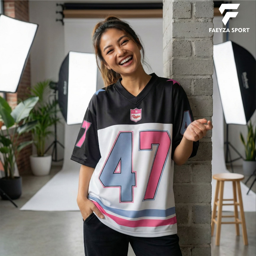 HIJAU Jersey Outfit Streetwear Jersey Oversize Boxy Vintage Retro Unisex 47 Premium / FootBall / Fut