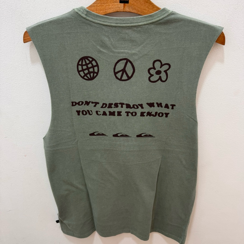 QUIKSILVER ORIGINAL FEEL GOOD VIBE MUSCLE ผู้ชาย TANKTOP
