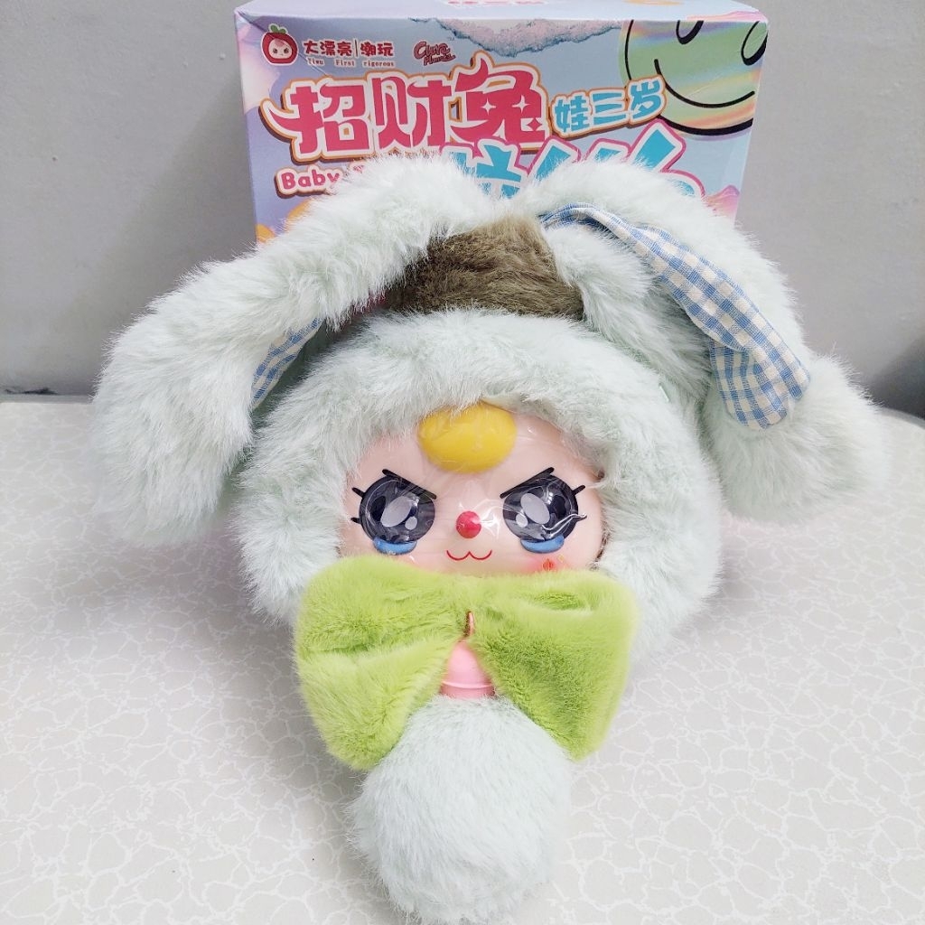 HIJAU Baby Three Bb3 Lucky Bunny Zipper Bag V2 Selected Light Green