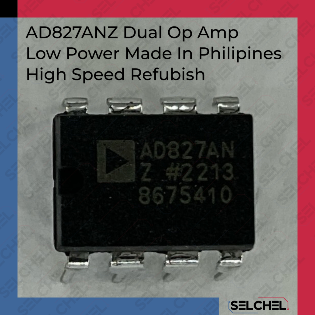 IC Op Amp AD827ANZ Dual ความเร็วสูงต่ํา DIP 8 อุปกรณ์อะนาล็อก Refurbish ฟิลิปปินส์