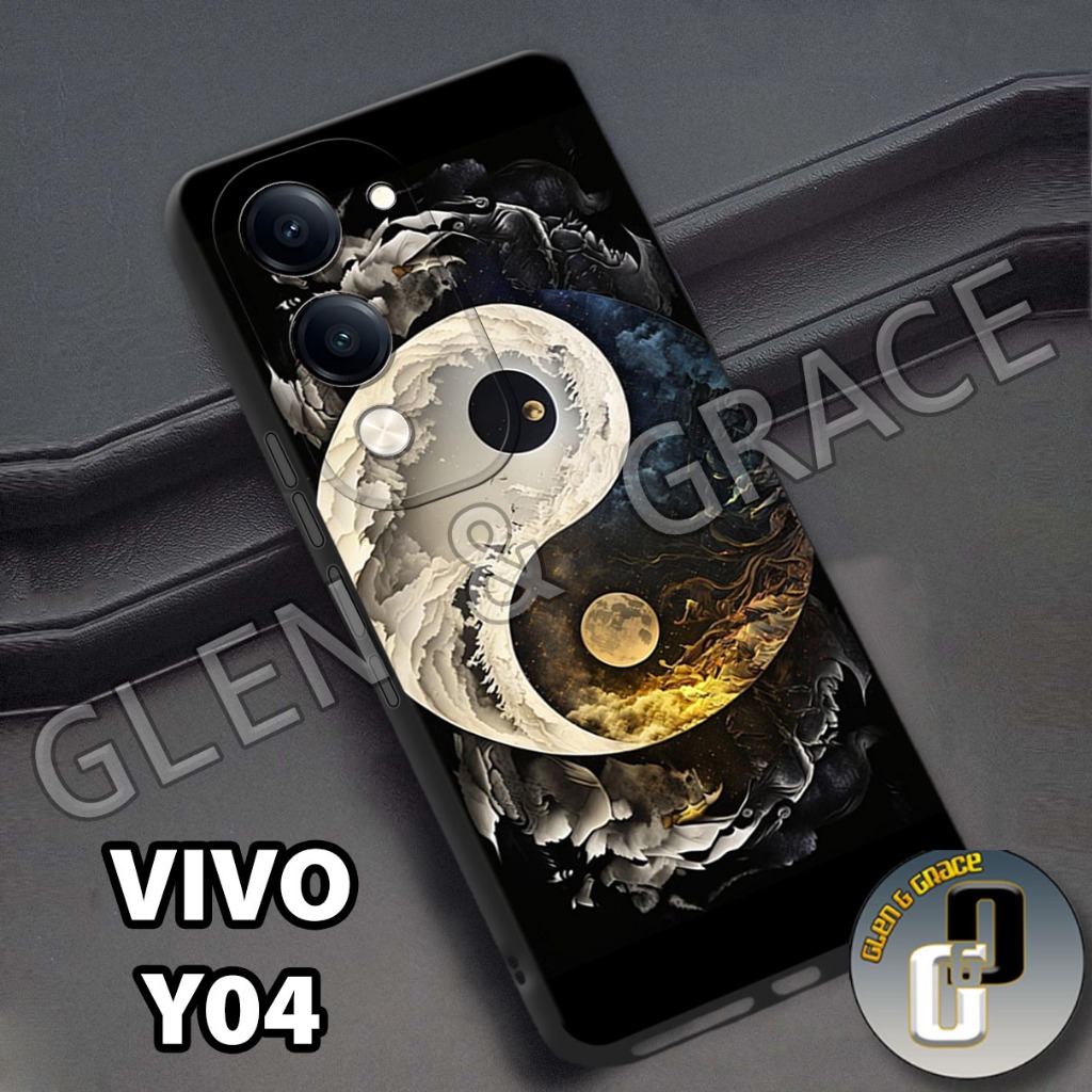 HP G25 - softcase procamera vivo y04 - เคสแฟชั่น vivo y04s dragon motif ใหม่ล่าสุด วัสดุยาง - เคสป้อ