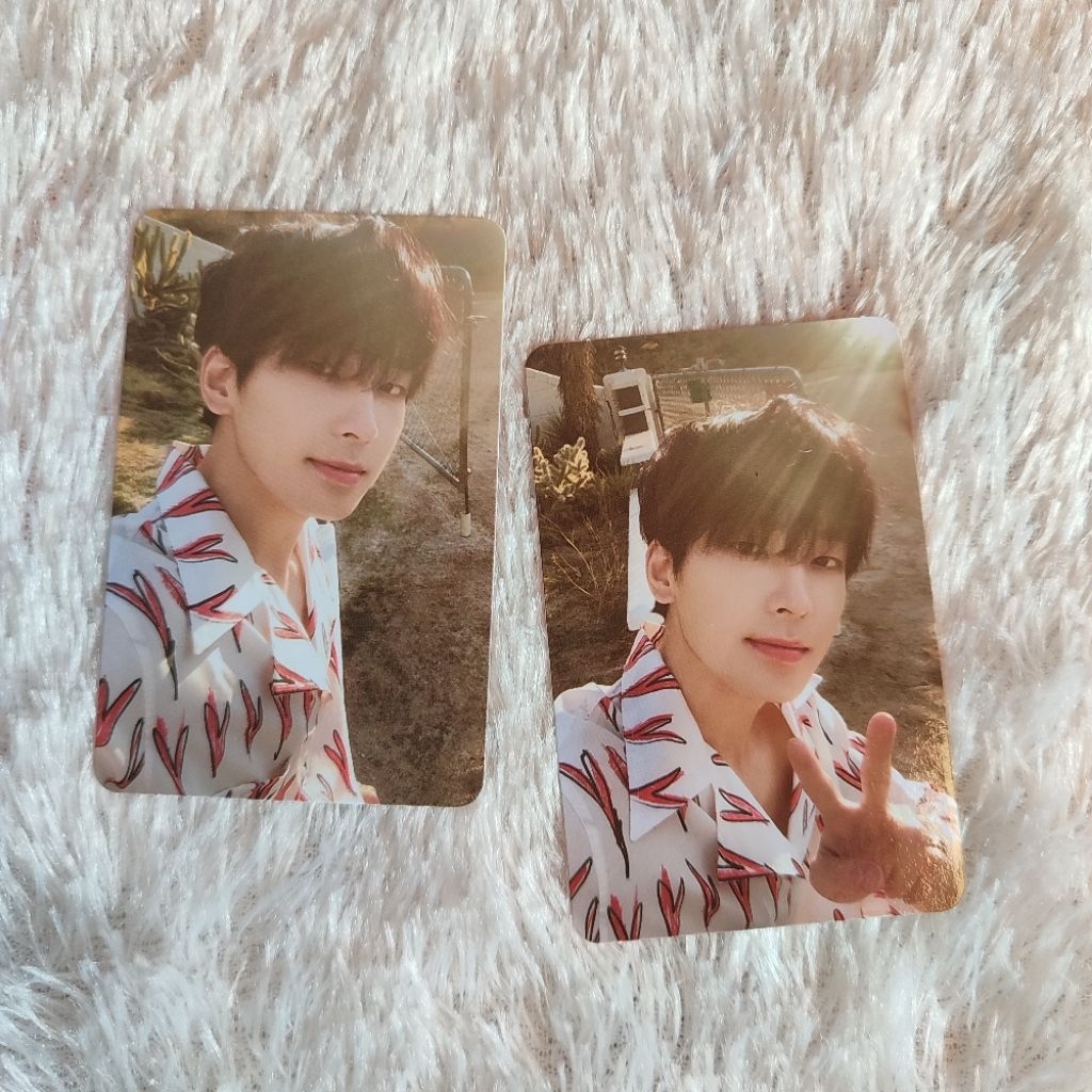 Photocard wonwoo henggarae set cahil สิบเจ็ดอย่างเป็นทางการ