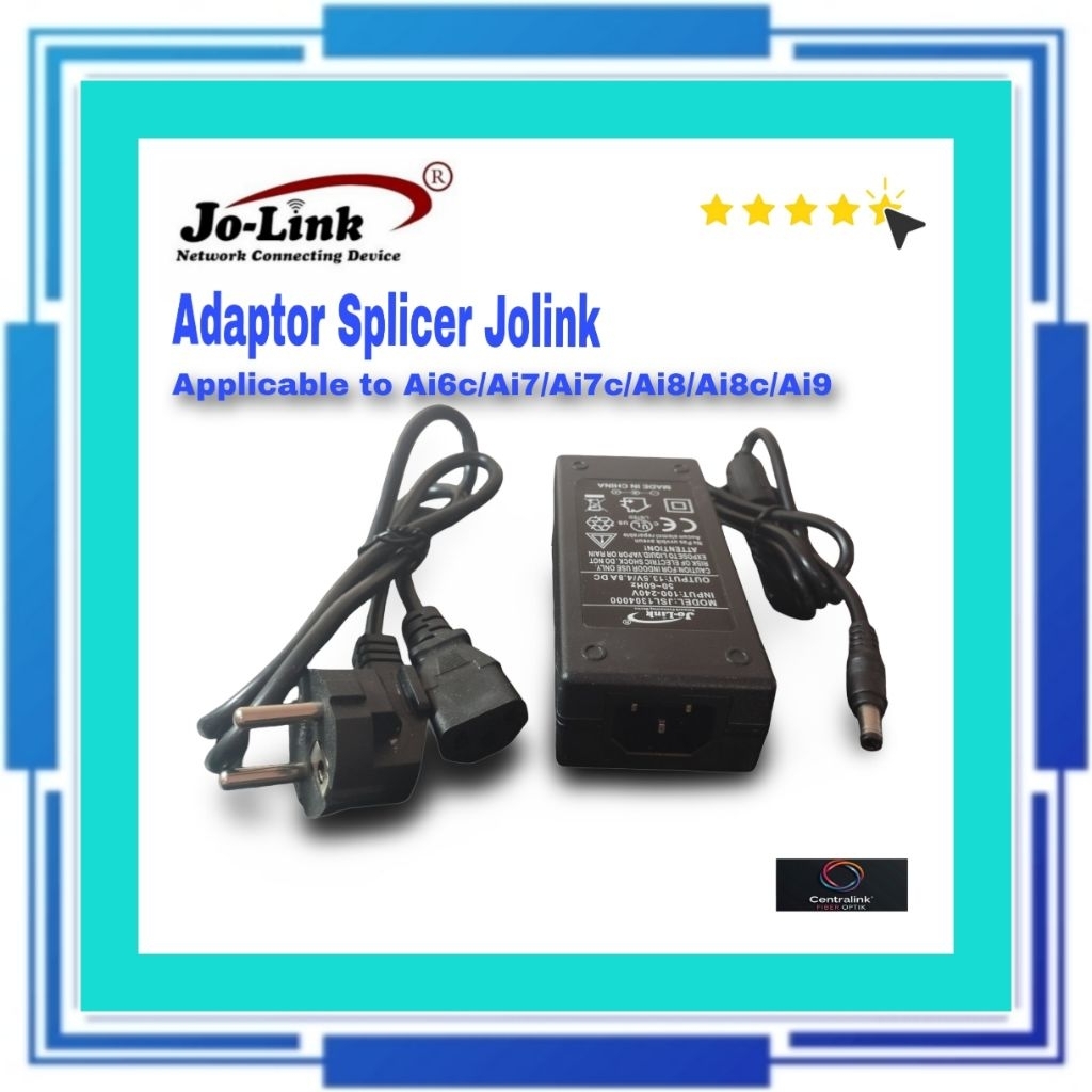 Jolink AI-6c,AI-6c+,AI-9 / 13.5V 4.8A Splicer Adapter (ใหม่)