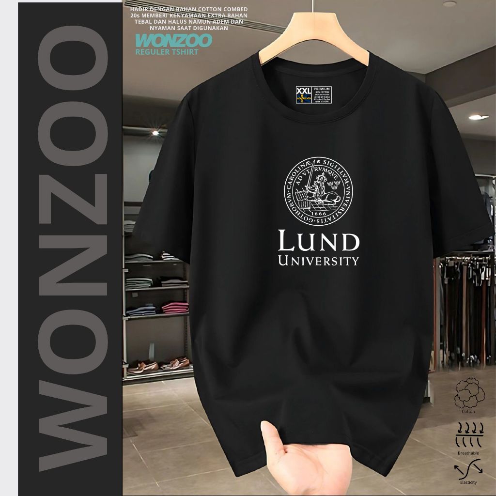เสื้อยืด LUND UNIVERSITY - SWEDEN SWEDEN (คุณภาพระดับพรีเมียม)