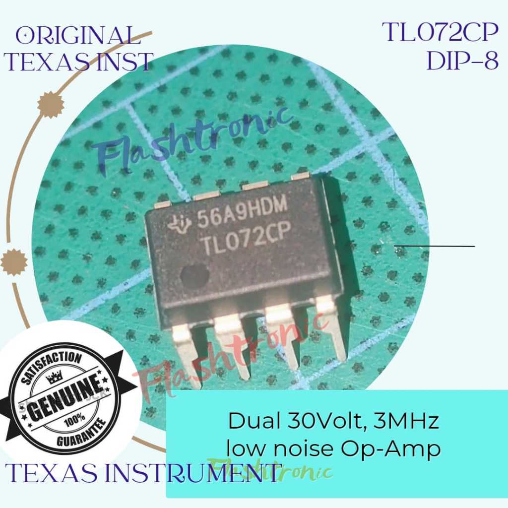 TL072CP TL072 DIP8 เครื่องมือเท็กซัส