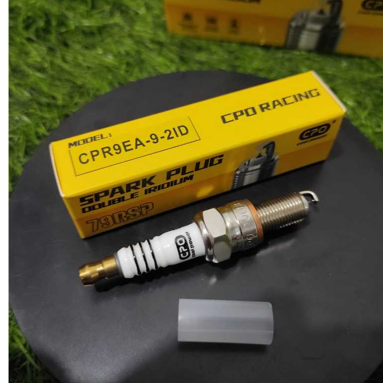CPO DOUBLE IRIDIUM SPARK PLUG CPR9EA-9-21D Beat Vario Scoopy Spacy CB150R Mega Pro Fi