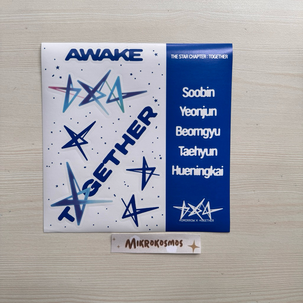 OFFICIAL TXT STICKER อัลบั้มดาราบทร่วมกัน