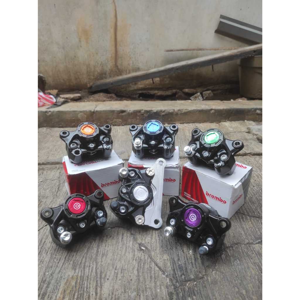 เหรียญใหญ่ 2p คาลิปเปอร์สีดําบวกขายึดคาลิปเปอร์ด้านหลัง 2p สําหรับรถจักรยานยนต์ NMAX