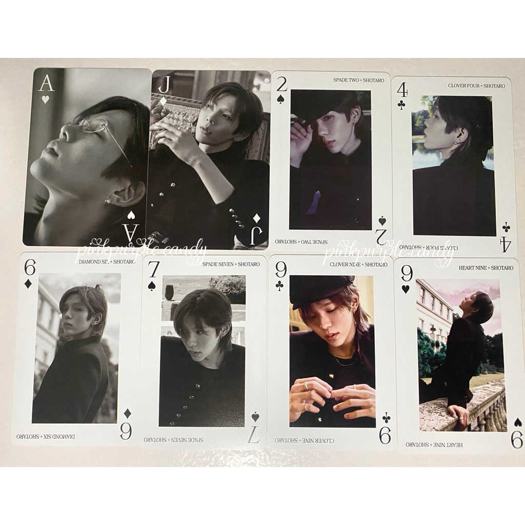 READY OFFICIAL SHOTARO SET TRUMP CARD MD RIZE FAME EXHIBITION CARDS PHOTOCARD PC