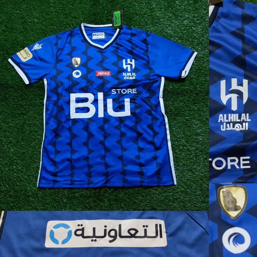 AL HILAL HOME FOOTBALL JERSEY 2022/2023 เกรดเดิมคุณภาพสูง