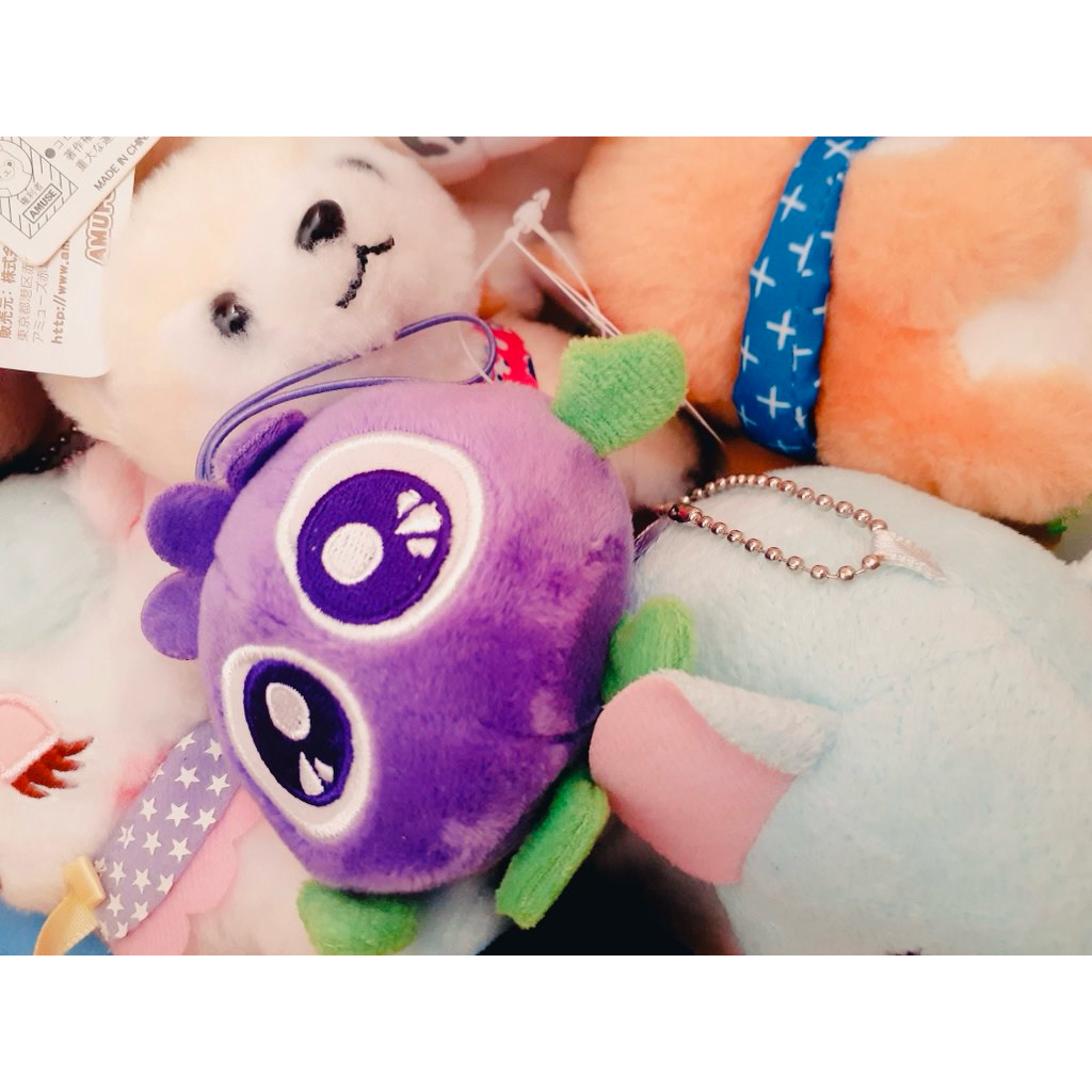 ORI Ganci Plushie Amuse Amufun ตุ๊กตาของเล่นตุ๊กตาพวงกุญแจสัตว์ Otter หนูแฮมสเตอร์ Shark Tiger Cat D