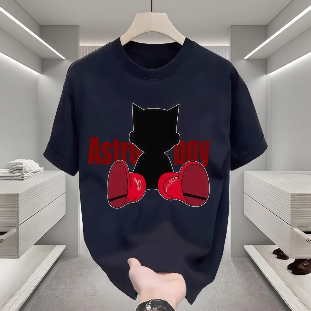 เสื้อยืด Astro Boy Silhouette & Writing Unisex "Ulsan" - Casual Viral Hits on Marketplace