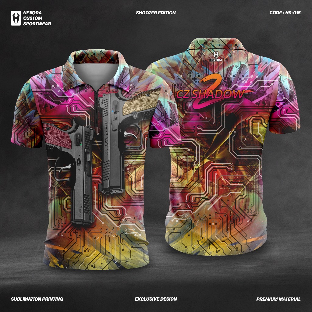 เสื้อยิงเงา CZ สีสันสดใส