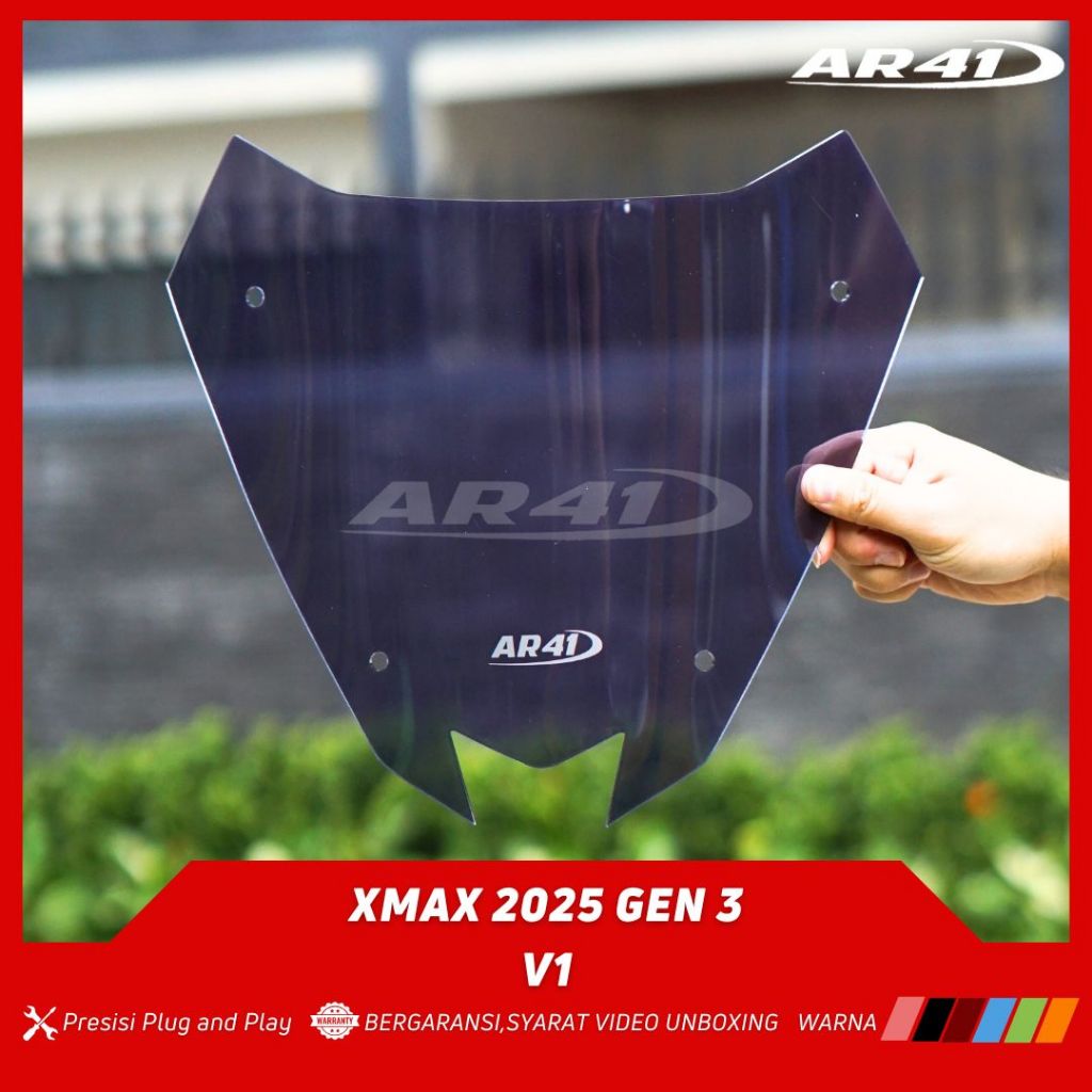 WINDSHIELD / VISOR YAMAHA XMAX 2025 V3 TECH MAX MANY CHOICES THICKNESS AR41