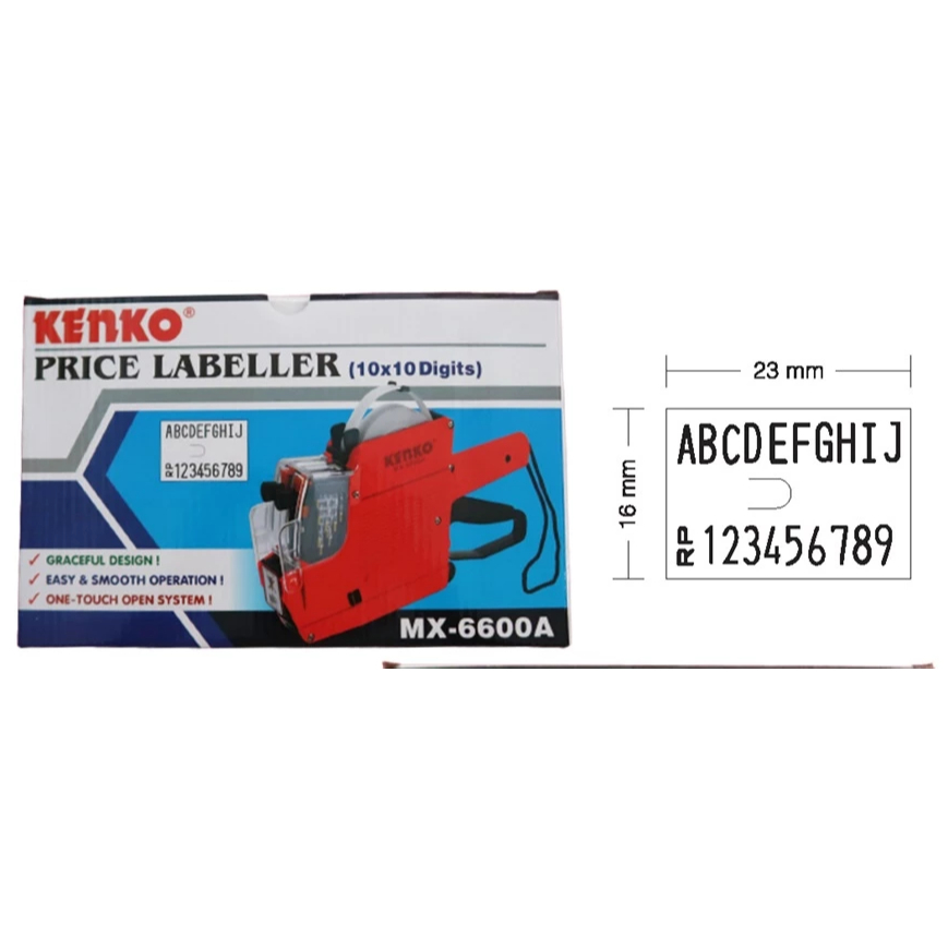 KENKO PRICE LABELER MX 6600A 2 ROWS