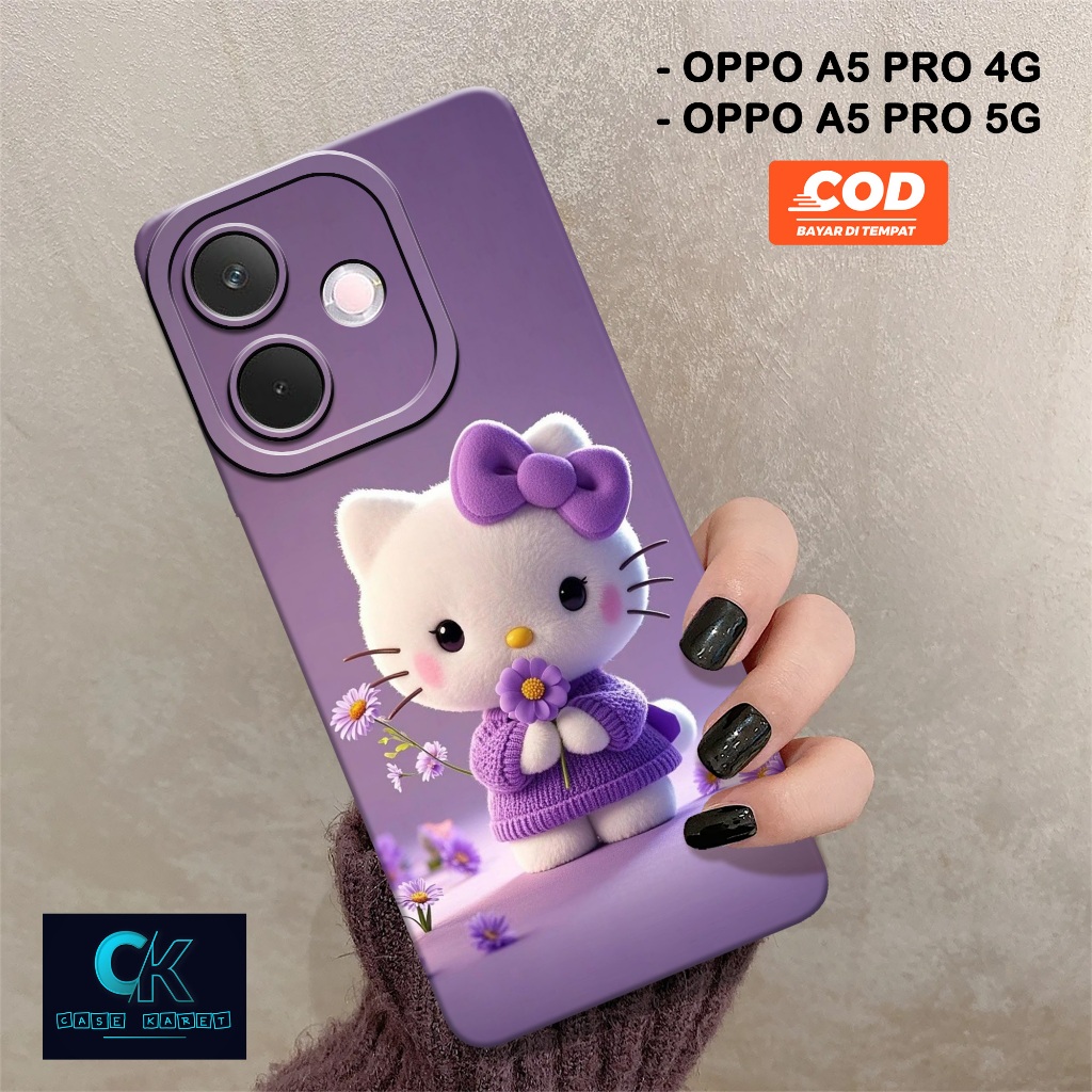 HP เคส OPPO A5 PRO 4G / A5 PRO 5G 2025 ใหม่ล่าสุด - เคสแฟชั่นการ์ตูน - เคสยาง - เคส OPPO A5 PRO 4G /