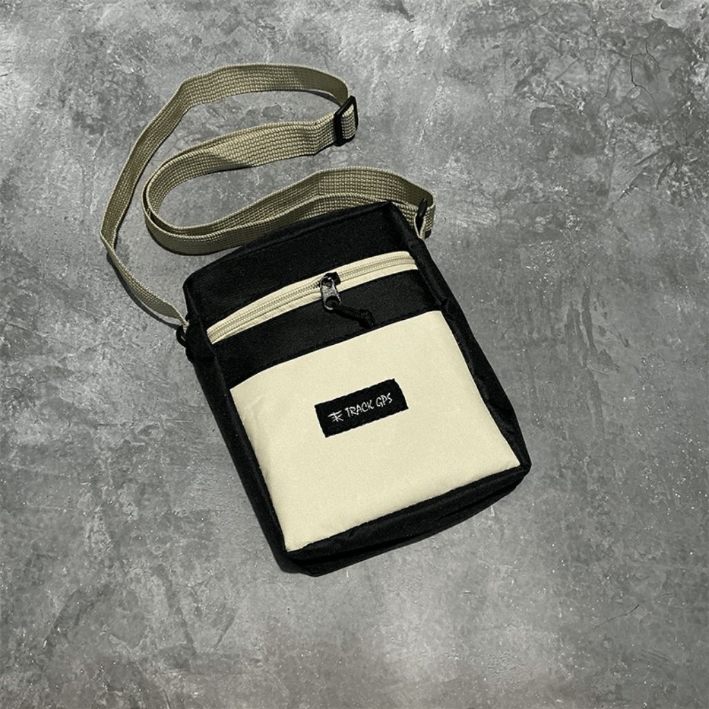 ​กระเป๋าสะพายไหล่ทรงสี่เหลี่ยมขนาดเล็กสําหรับผู้ชายและผู้หญิง Casual Rizer