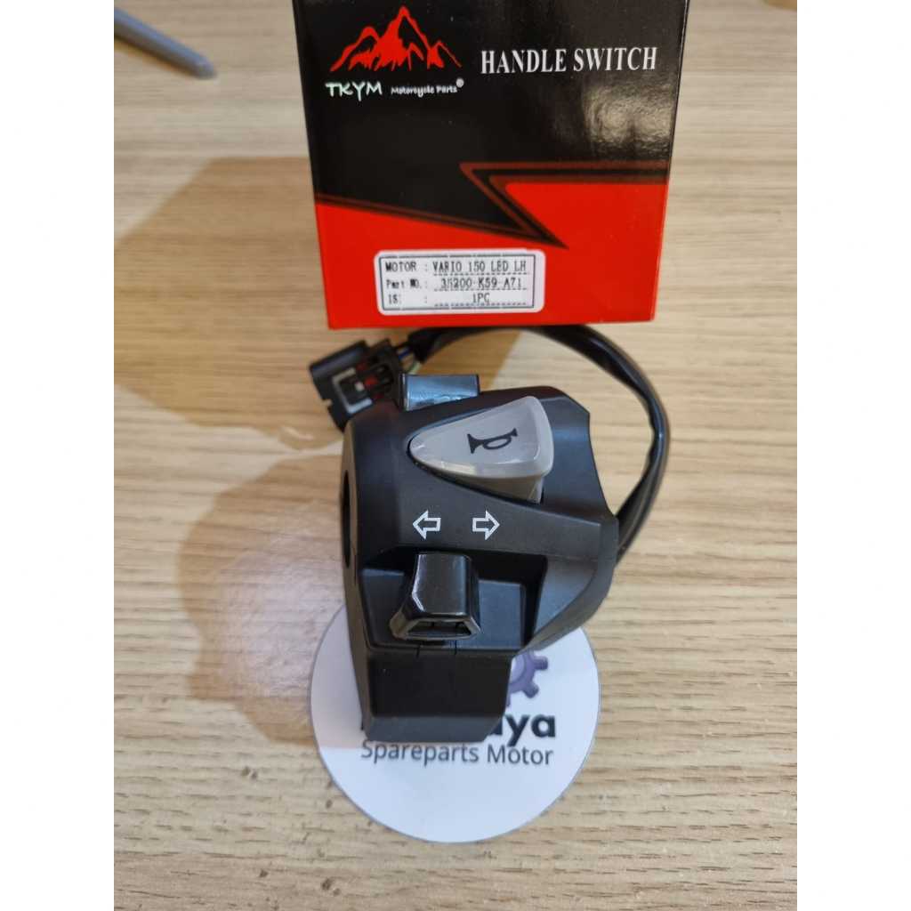 Takayama สวิตช์จับ LH L/H ที่ยึดซ้าย 8K สวิตช์ซ้าย Honda Vario 150 LED (35200-K59-A71)