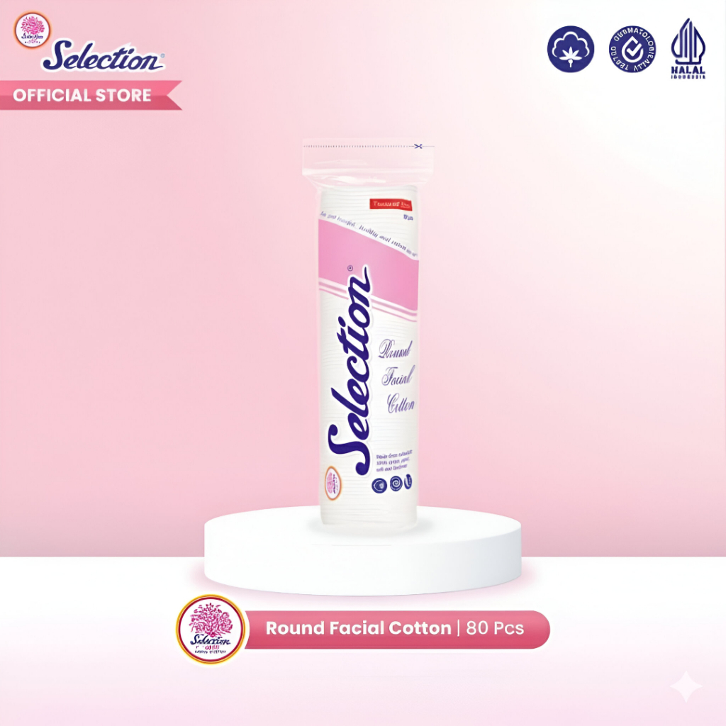 80 ชิ้น Soft Hygienic Selection สําลีบํารุงผิวหน้าทรงกลมสําหรับดูแลผิวหน้าประจําวันที่เชื่อถือได้